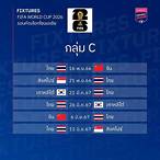 โปรแกรมทีมชาติไทยคัดบอลโลก
